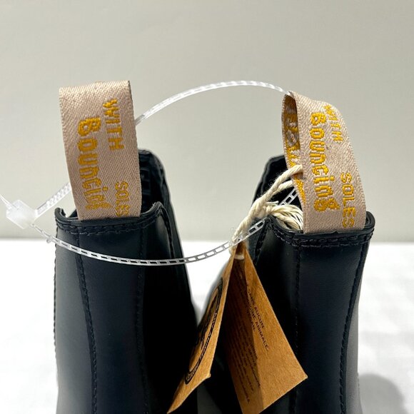 Dr. Doc Martens Vegan Quad 2976 Black Platform Boots Unisex M 10/W 11 Size Boots - Picture 6 of 7